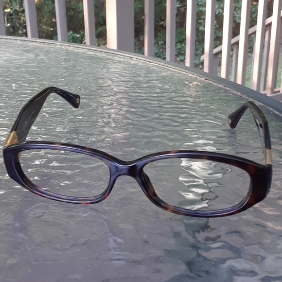 COACH HOPE dark tortoise and gold designer frames - Picture 2 of 7